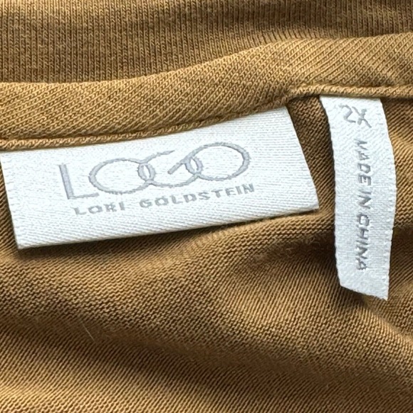 LOGO Lori Goldstein Soft Jersey Knit Women’s Plus Size 2X Tunic Top Side Slits - Picture 2 of 9